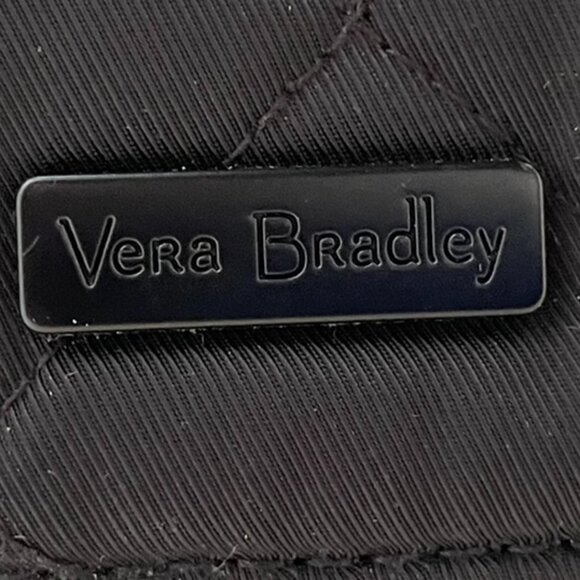Vera Bradley wallet/wristlet in quilted black fabric - Picture 6 of 6